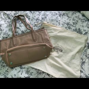 Fossil Sydney Shopper Tote Taupe
